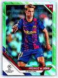 2021-22 Topps UEFA Champions League Neon Green Foil FRENKIE de JONG /199 bx6a Unisex