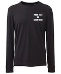 Personalised Custom Printed Mens Long Sleeve Anthem AM011 Unisex
