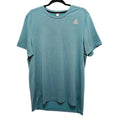 Reebok Short Sleeve Cooling Shirt Sz L Teal Blue Activewear Sport Casual Golf Unisex