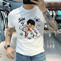 Son Heung Min Inspired No 7 Soccer Graphic Korea Football Fan Tee Unisex