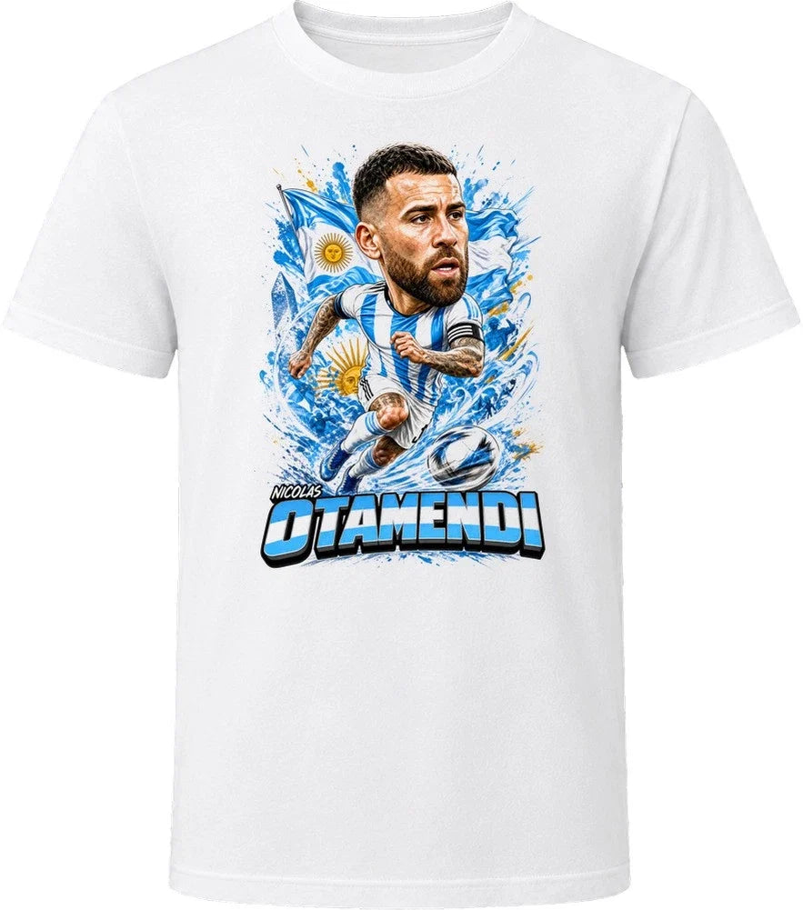 Nicolas Otamendi Argentina Soccer Caricature 2026 World Cup T Shirt Unisex
