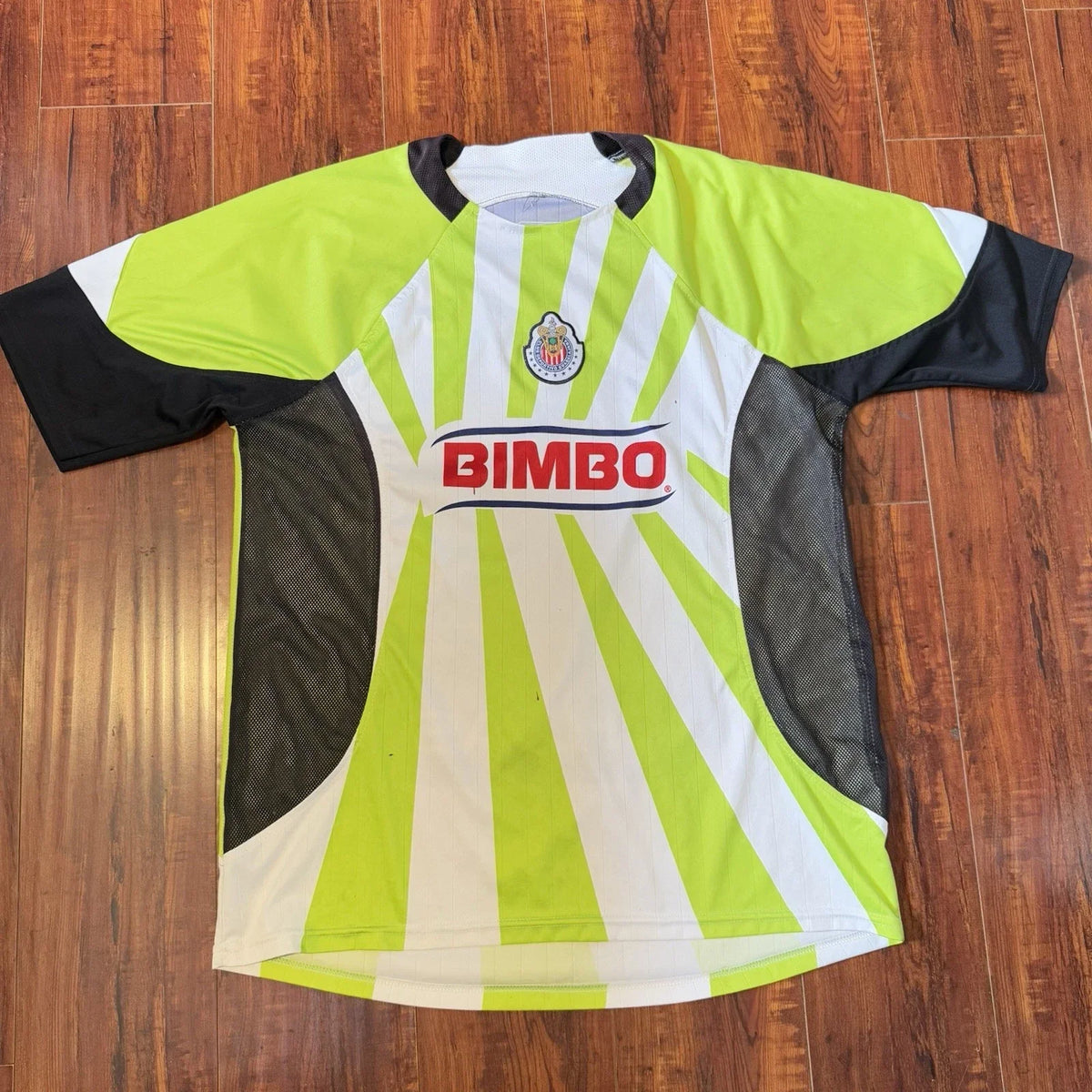 Club Guadalajara Chivas Mexico Mens Sz Lrg Green Home Futbol Soccer Jersey Read! Unisex