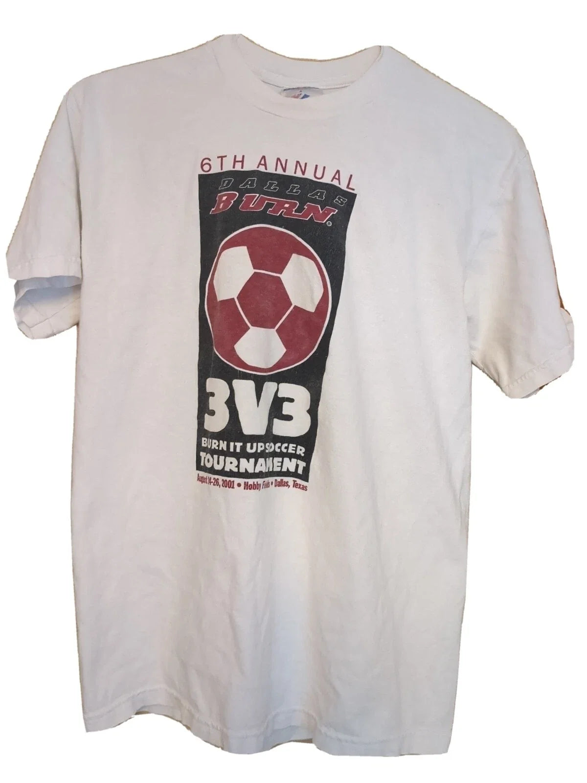 Dallas Burn 3V3 Soccer Tournament Hobby Fields 2001 Vintage Size Small Unisex