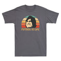 Futbol Is Life Vintage Men's T Shirt Funny Gift For Football Soccer Lovers Tee Unisex