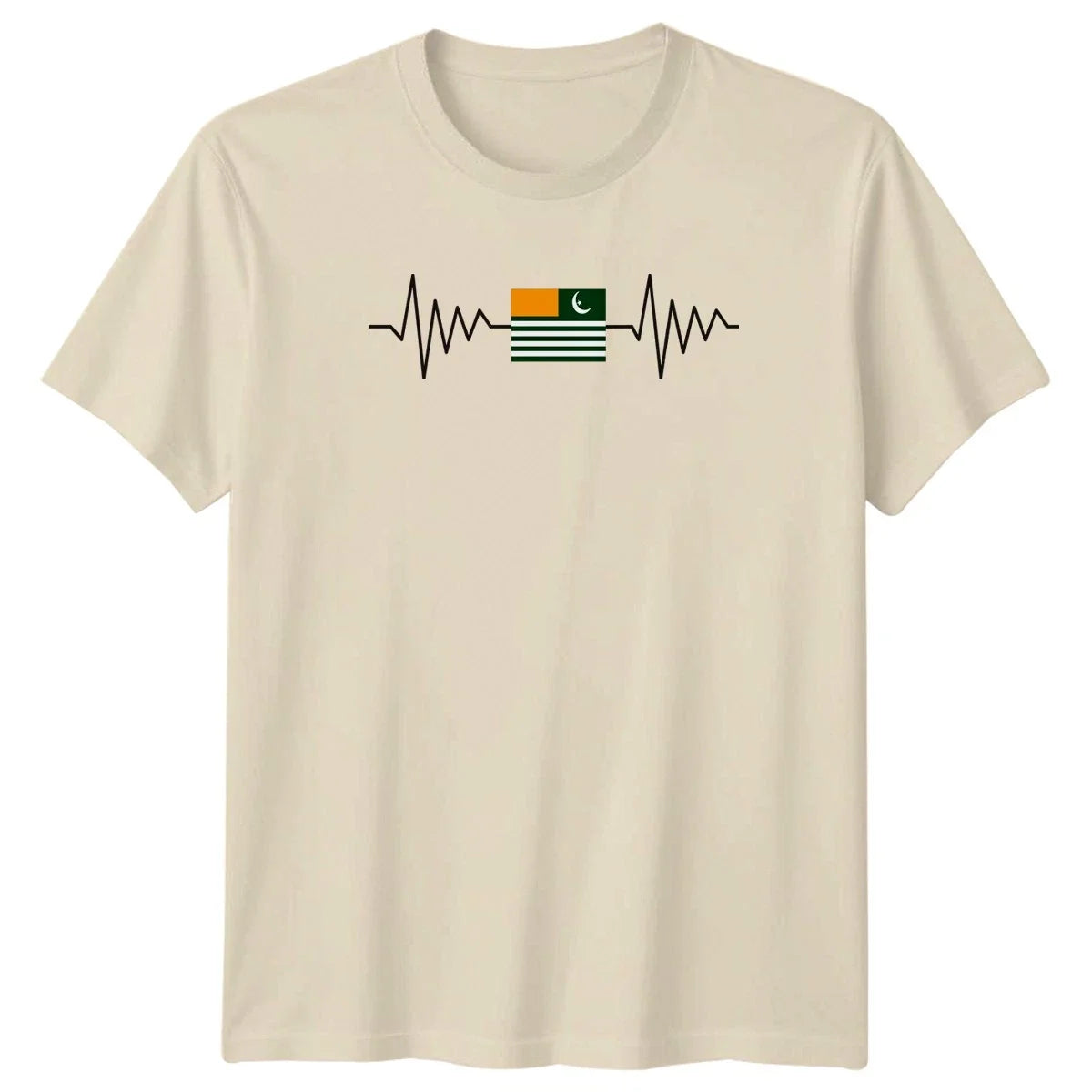 Azad Kashmir Flag Heartbeat Azad Kashmir Patriotism Gift For Him And Her Unisex