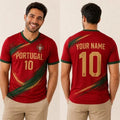 Custom Portugal Soccer Jerseys, Personalized Football Fan Outfit,Football Fan Gi Unisex