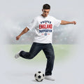Proper England Supporter - England Football Graphic T Shirt 100% Cotton Unisex Unisex