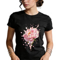 Pink Peony Tee | Floral Bloom Splash | Floral Graphic Tee, | Gift for Her Unisex