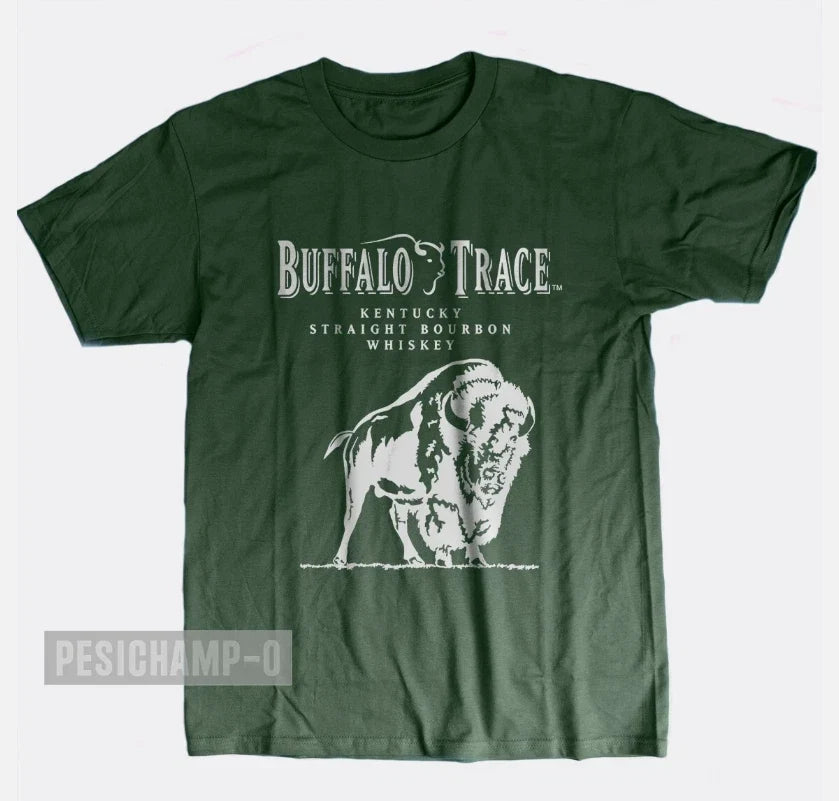 BUFFALO TRACE-Distillery in Frankfort-Bourbon Forest Green Size S-5XL Unisex