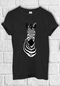 Zebra Animal Pattern Novelty T shirt Men Women Unisex 1054 Unisex