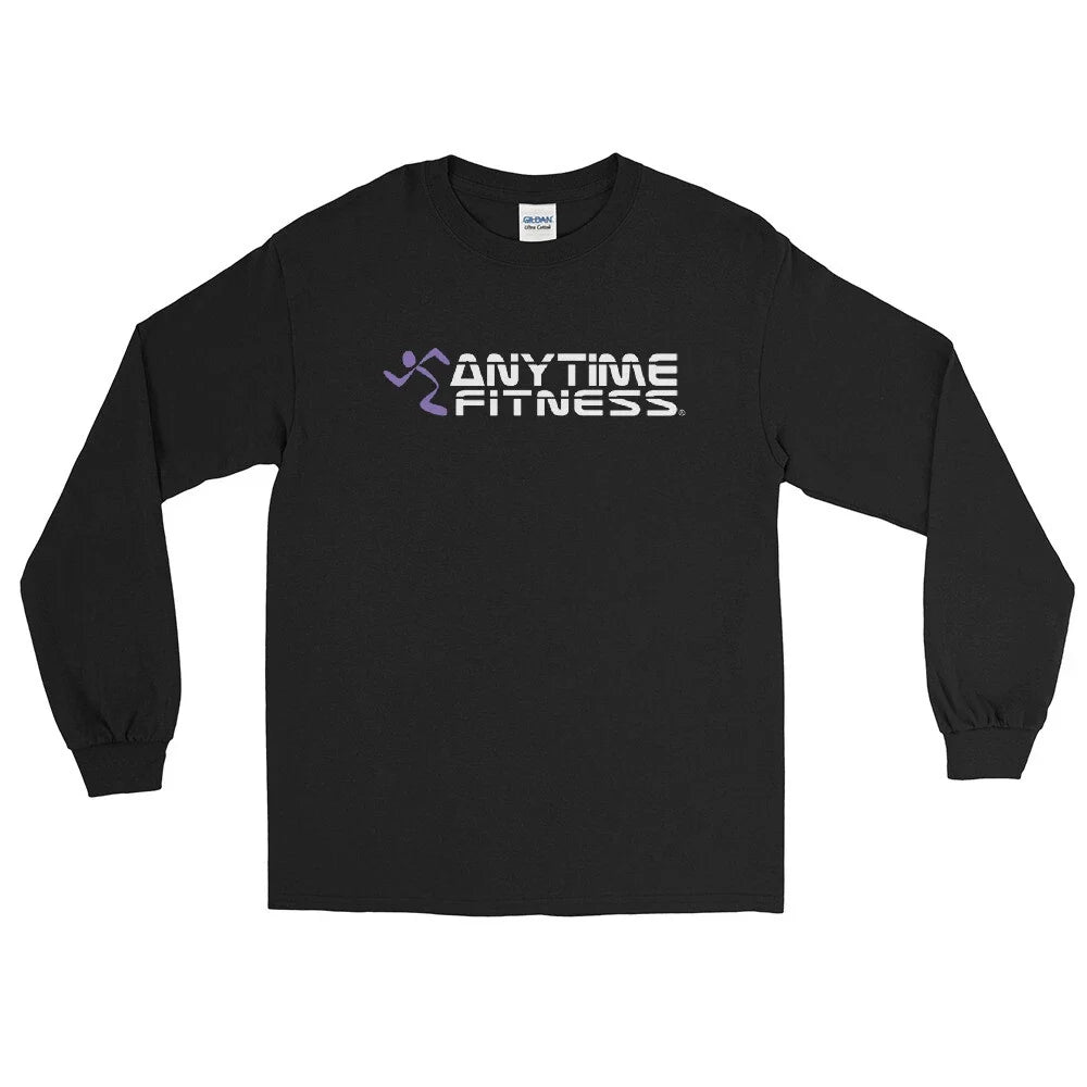Men’s ANYTIME FITNESS Black Long Sleeve Shirt Unisex