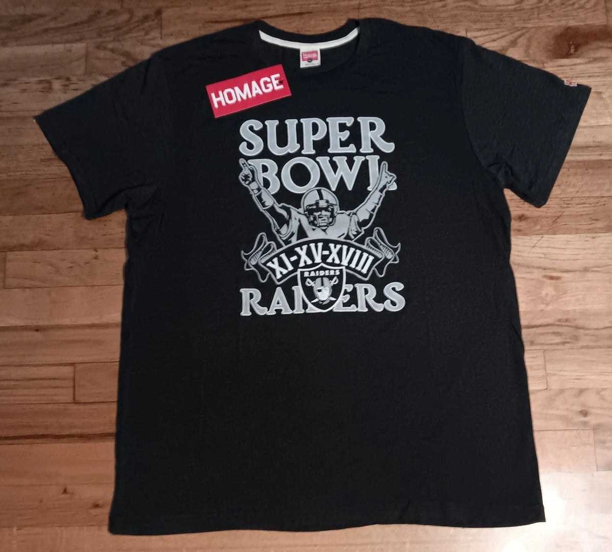 Oakland Raiders Super Champs NEW nwt Los Angeles Homage Marcus Allen Unisex