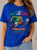 Espiritu Mexicano Soccer T Shirt Mexican Pride Futbol Fan Graphic Tee Unisex