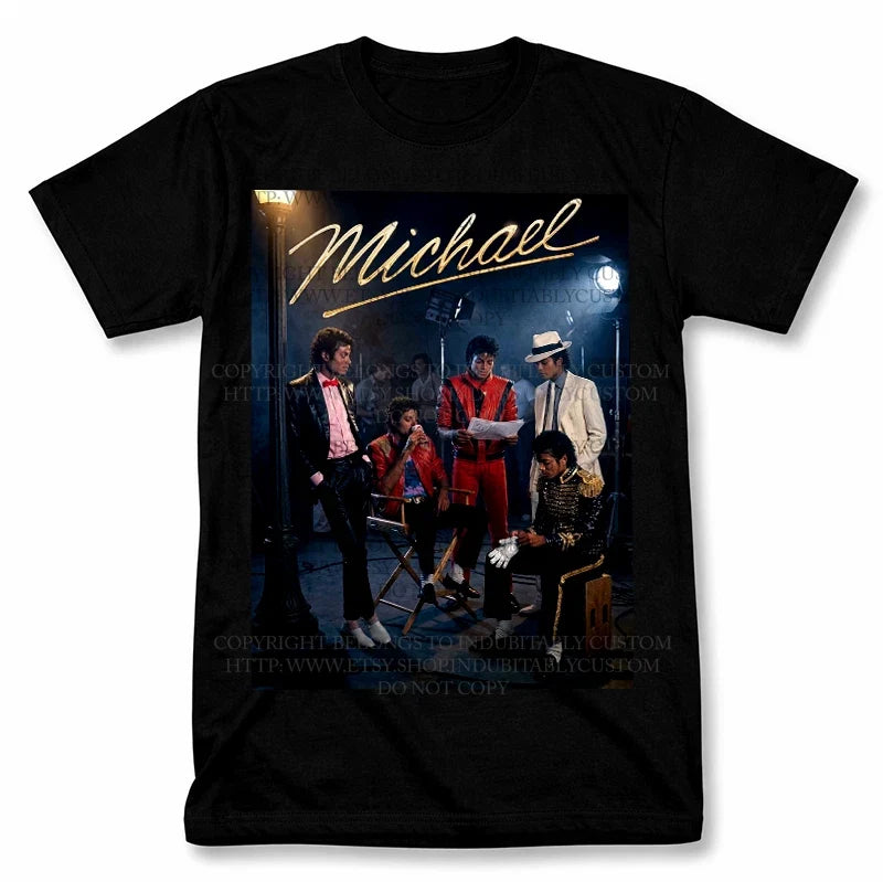 Limited Michael Jackson Graphic T Shirt Vintage Michael Movie Fan Tee Unisex