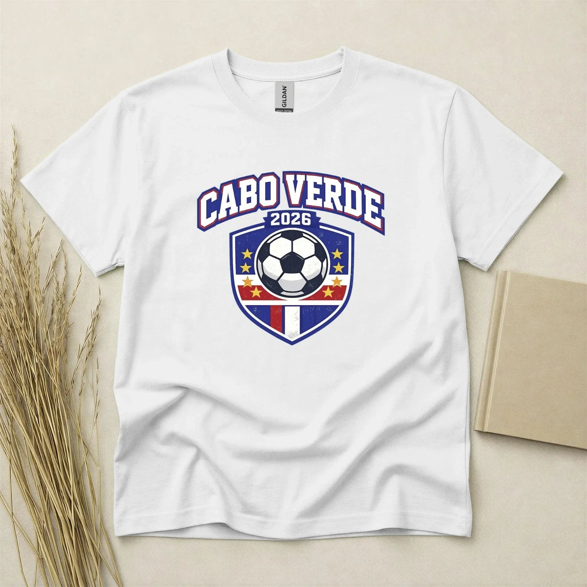 Cabo Verde 2026 Football Fan T Shirt Soccer Supporters Gildan Cotton Top Unisex