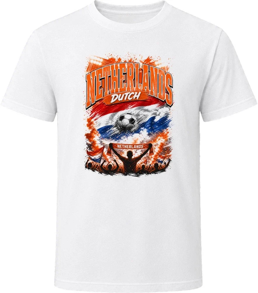 Netherlands Dutch Soccer Football National Supporters T Shirt Unisex