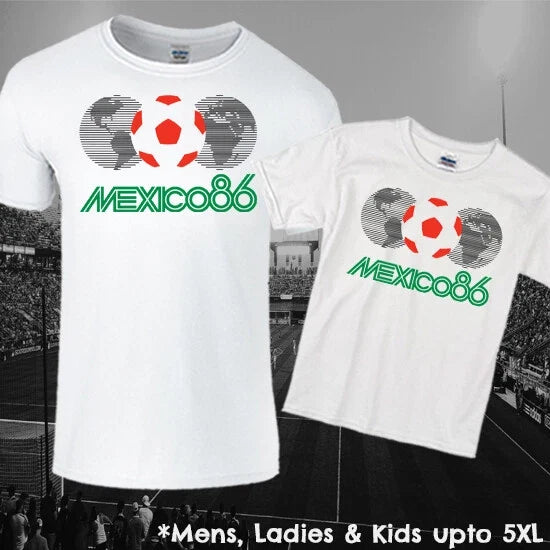 World Cup Mexico 86 Football Fan Souvenir Mens Ladies Kids Unisex