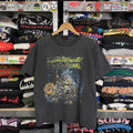VINTAGE IRON MAIDEN LIVE AFTER DEATH FADED BLACK THUNDER TAG SIZE LARGE Unisex