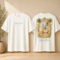 Mens Ecru Cafe Del Mar Ibiza Graphic Print Cotton XS-XXL BNWT Primark Unisex