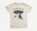 ANYWHERE BUT HERE | COMFORT COLORS® TEE| FULLY RACOON ALIEN UFO | WEIRD Unisex