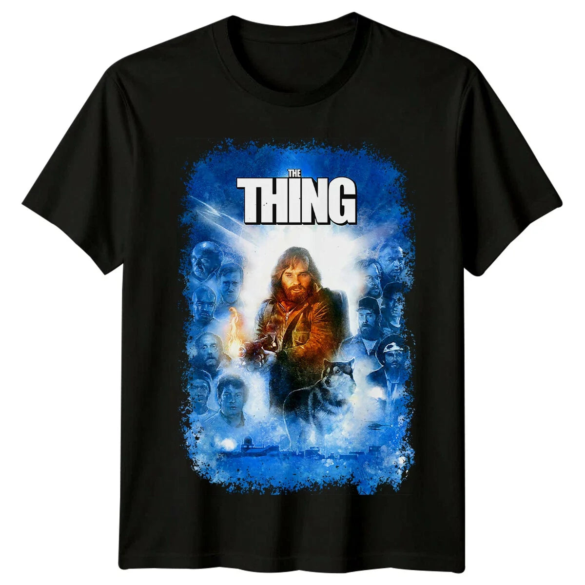 The Thing (1982) Movie Poster Inspired Retro Film Tee Unisex Unisex