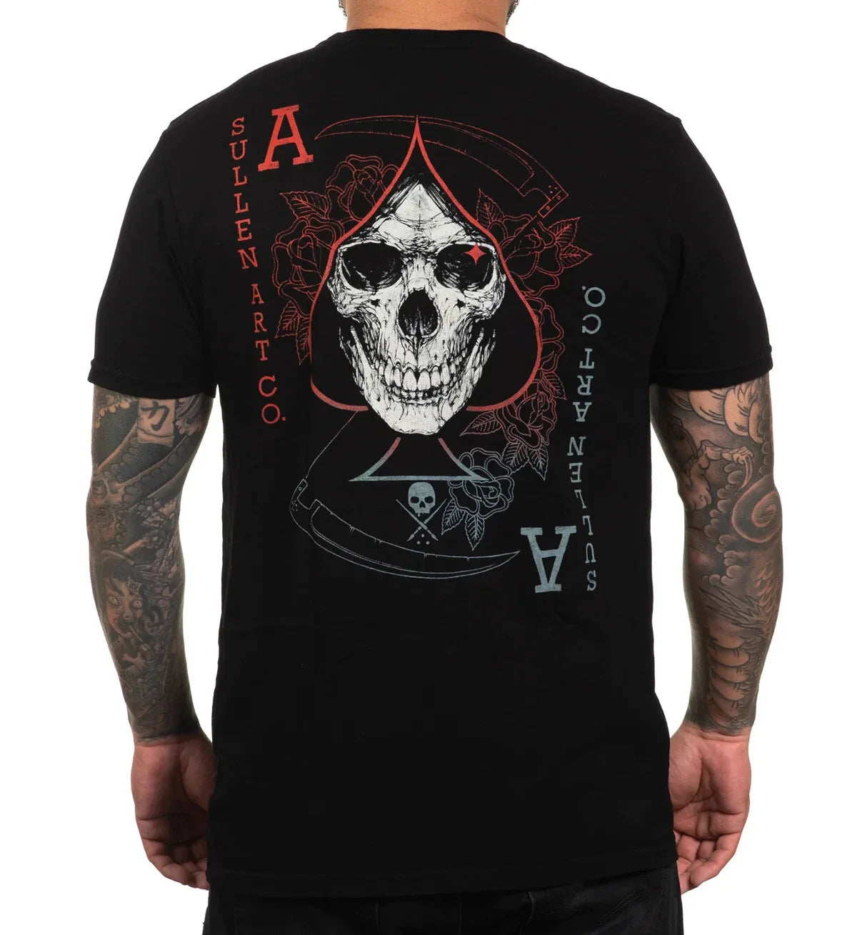 Sullen Pin Up Street Americana Metal Tattoo Art Mens Premium Tee DRAWING DEAD Unisex