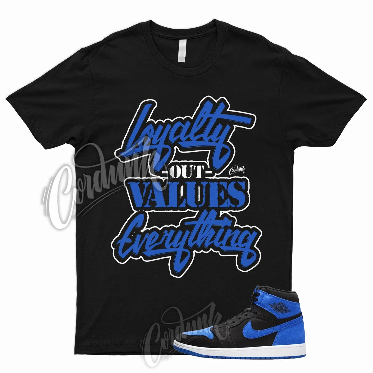 LYLTY T Shirt for 1 High OG Royal Reimagined Game Blue University Hyper Varsity Unisex