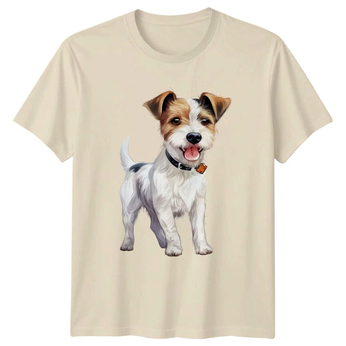 Jack Russell Terrier Dog Animals Dogs Mens TShirt Womens Tee Graphic Unisex Top Unisex