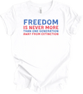 Reagan Quote Freedom Is Never More Than One Generation Away Patriot Unisex
