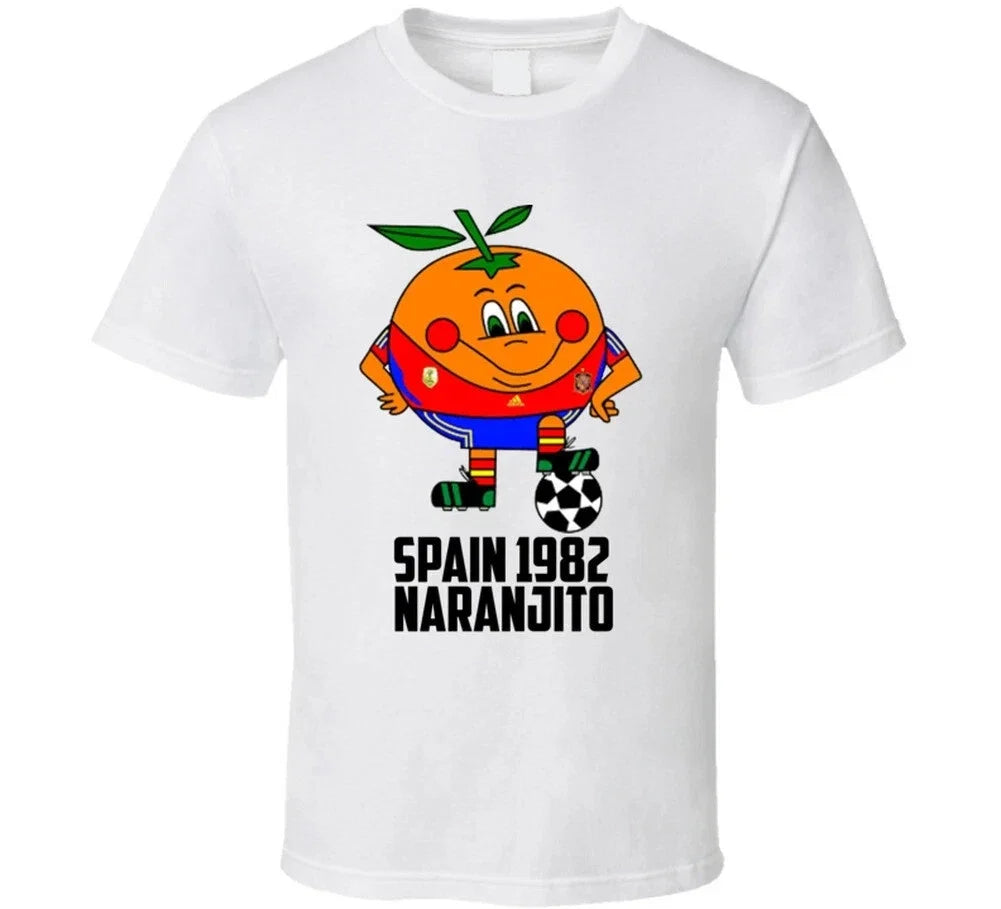 Naranjito 1982 Spain World Cup Soccer Mascot Fan T Shirt Unisex