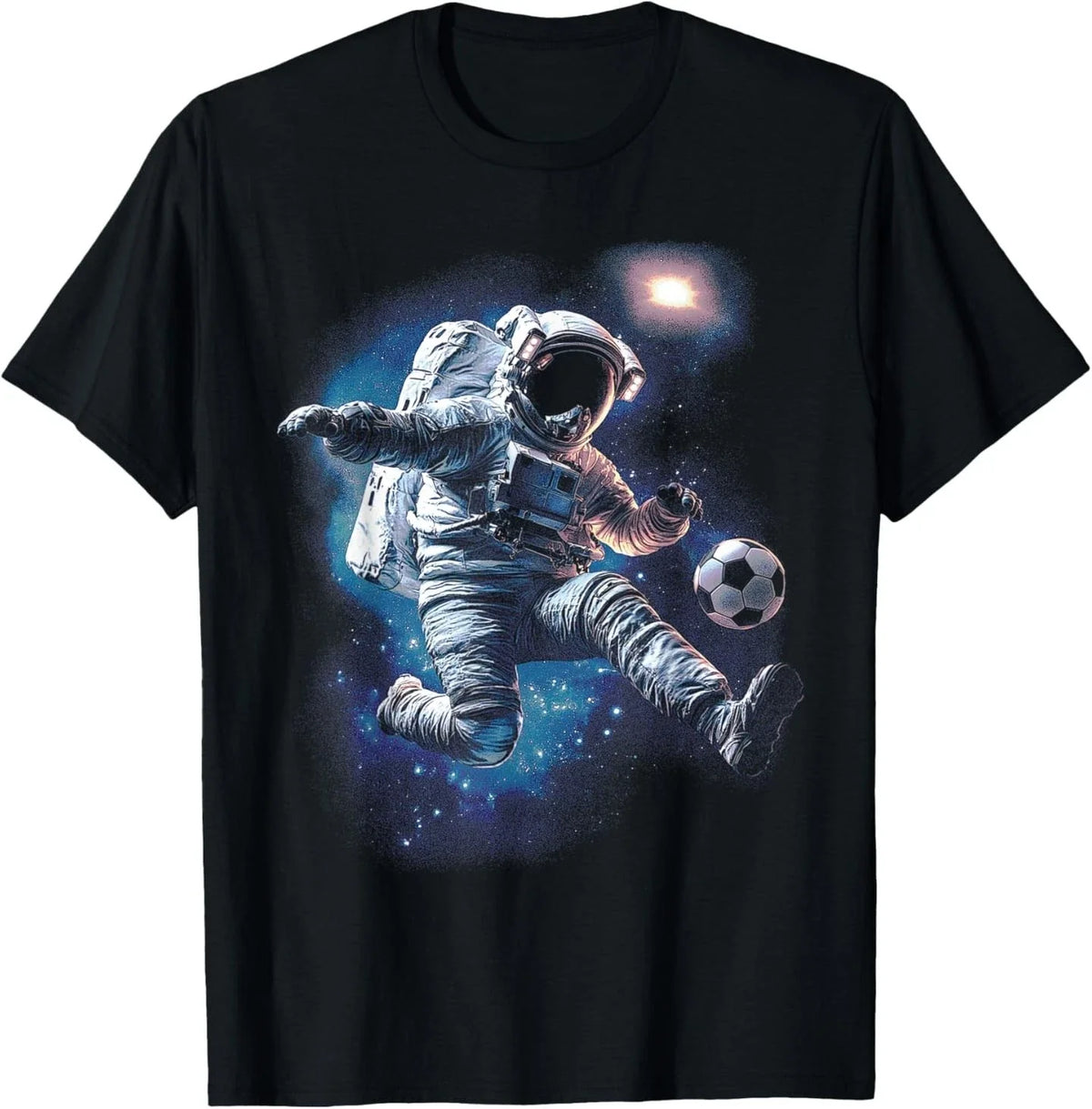 Soccer Ball Sport Lover Outer Space Science Galaxy Unisex