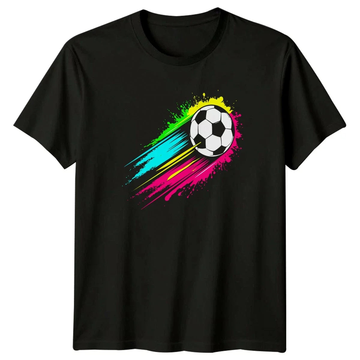 Soccer Ball Splatter Art Sports Fan Soccer Birthday Gift For Him And Her Unisex