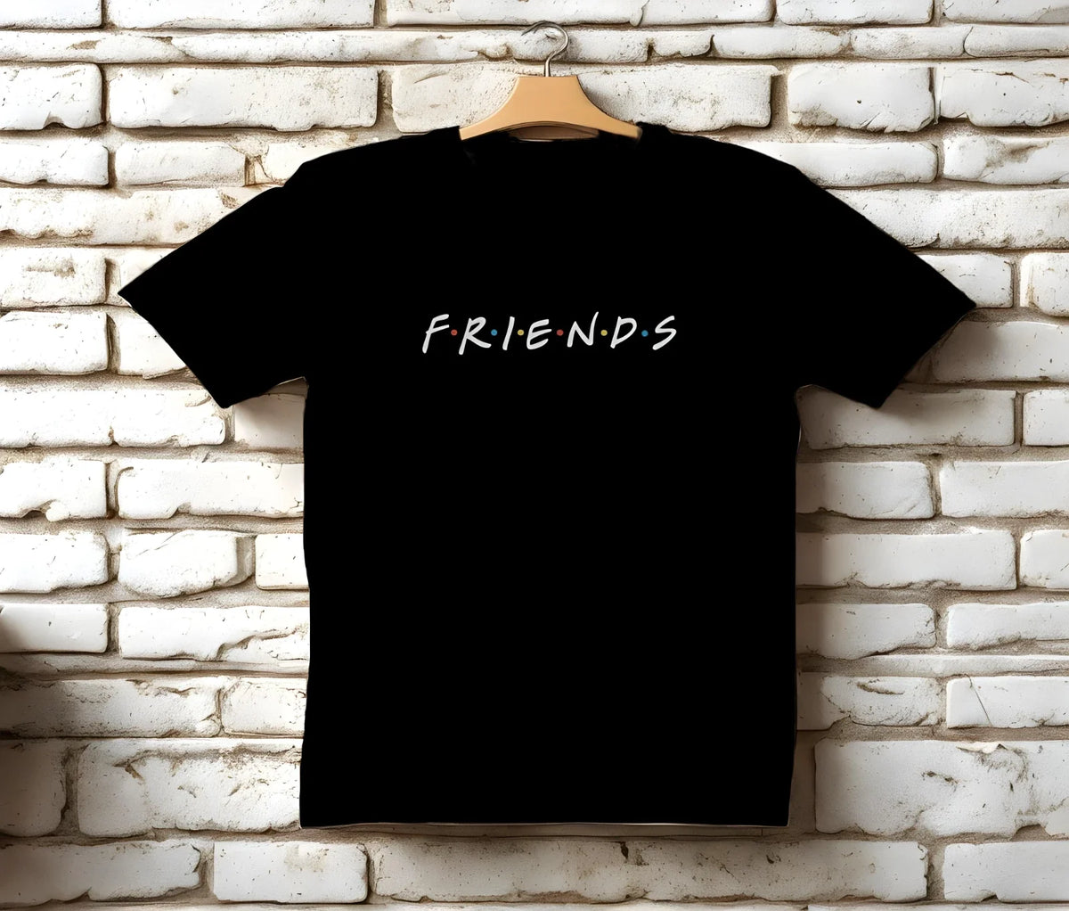 FRIENDS Black Size S-5XL Unisex
