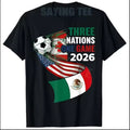 2026 USA Canada Mexico Soccer Y2K Graphic Football Unisex Fan Tee Unisex