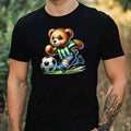 Mens Football Teddy Print Cotton Size XS to 5XL Unisex
