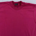 Vintage 90s Blank Pink Fruit of the Loom Best Shirt Mens XS Made USA 50/50 Tee Unisex