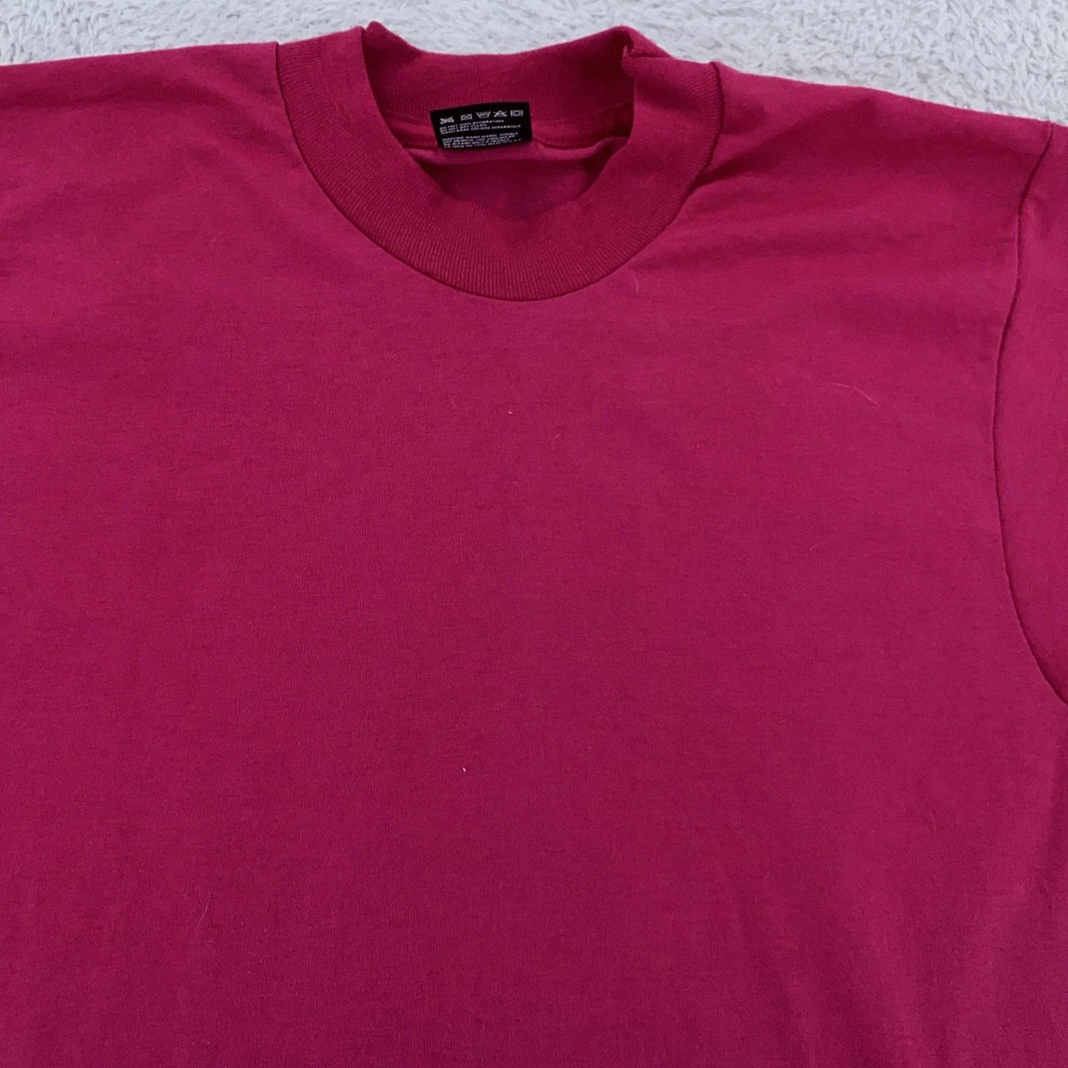 Vintage 90s Blank Pink Fruit of the Loom Best Shirt Mens XS Made USA 50/50 Tee Unisex