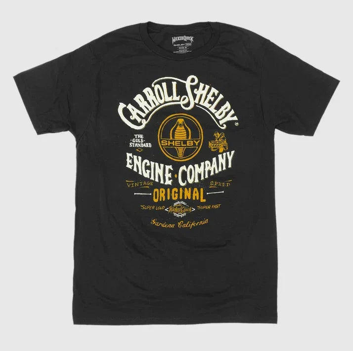 Premium Black Carroll Shelby Cobra Engine Company by Wicked Quick Unisex