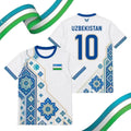 Uzbekistan Football Breathable Soccer Jersey Unisex World Cup 2026 Unisex