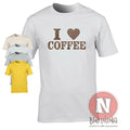 J'adore Le T-Shirt De Café Amusant Barista Cafés Café Grain Café