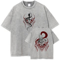Solo Leveling Igris Anime Manga Graphic Oversized Cotton Vintage Wash Te Unisex