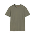 Olive Green Ring Spun Cotton Crew Neck Soft Lightweight Casual Tee Unisex