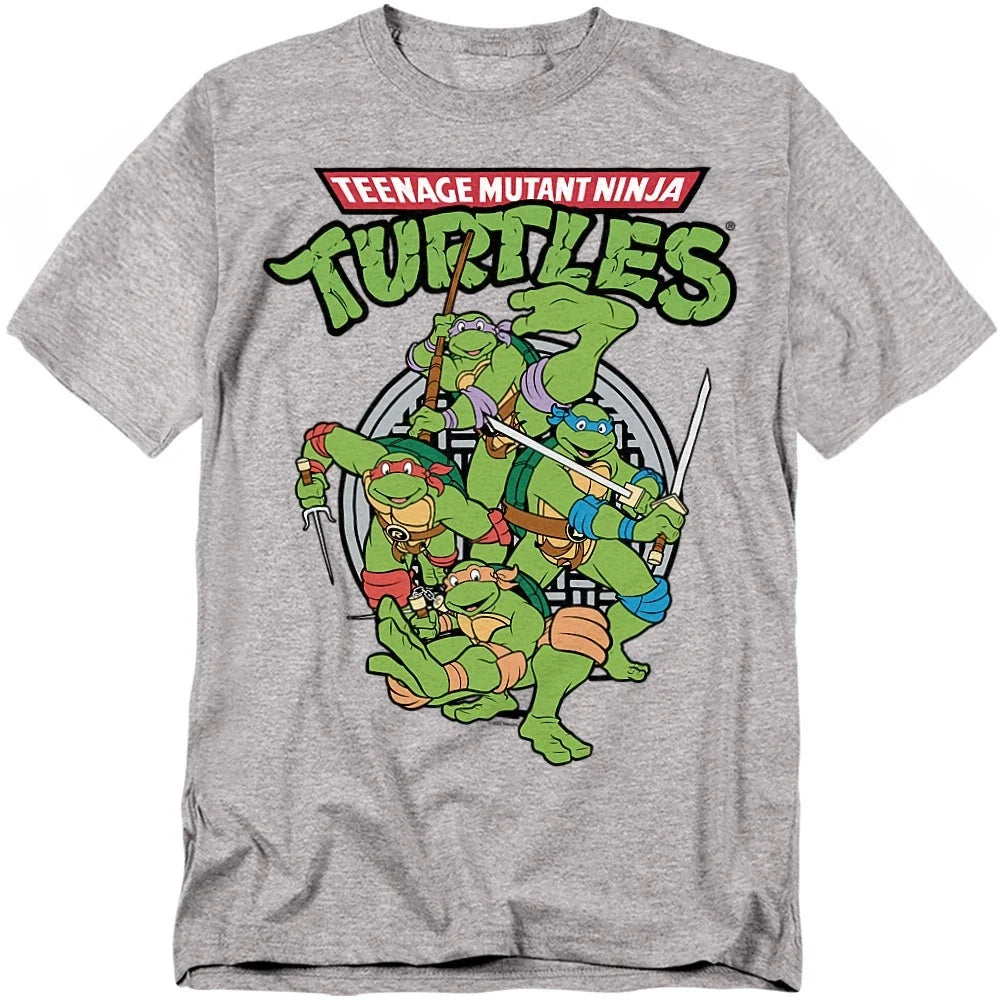 Tmnt Tmnt Group S-5XL, Athletic Heather Unisex