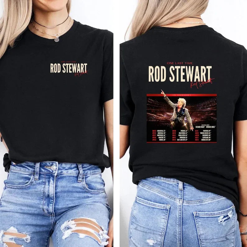 Rod Stewart One Last Time Tour Shirt 2026 Unisex
