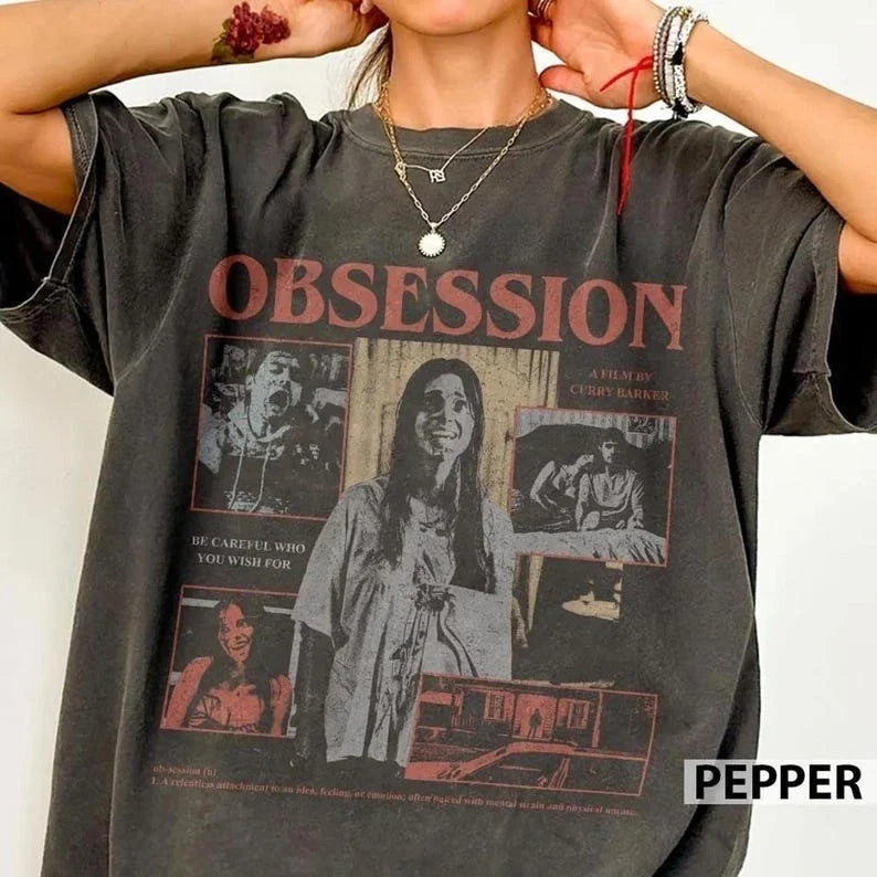 Obsession 2026 Gothic Horror Graphic Vintage Shirt, Obsession Movie Shirt Unisex