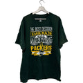 Hanes Tagless Packers Fan Green Crew Neck XL Unisex