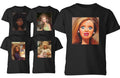 Creepy Doll Face Meme T Shirt Funny Unisex Kids Boys Girls Graphic Tee Gift Top Unisex