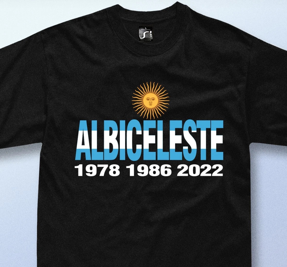 Argentina Soccer Shirt ALBICELESTE fan messi USA Football Tee Unisex