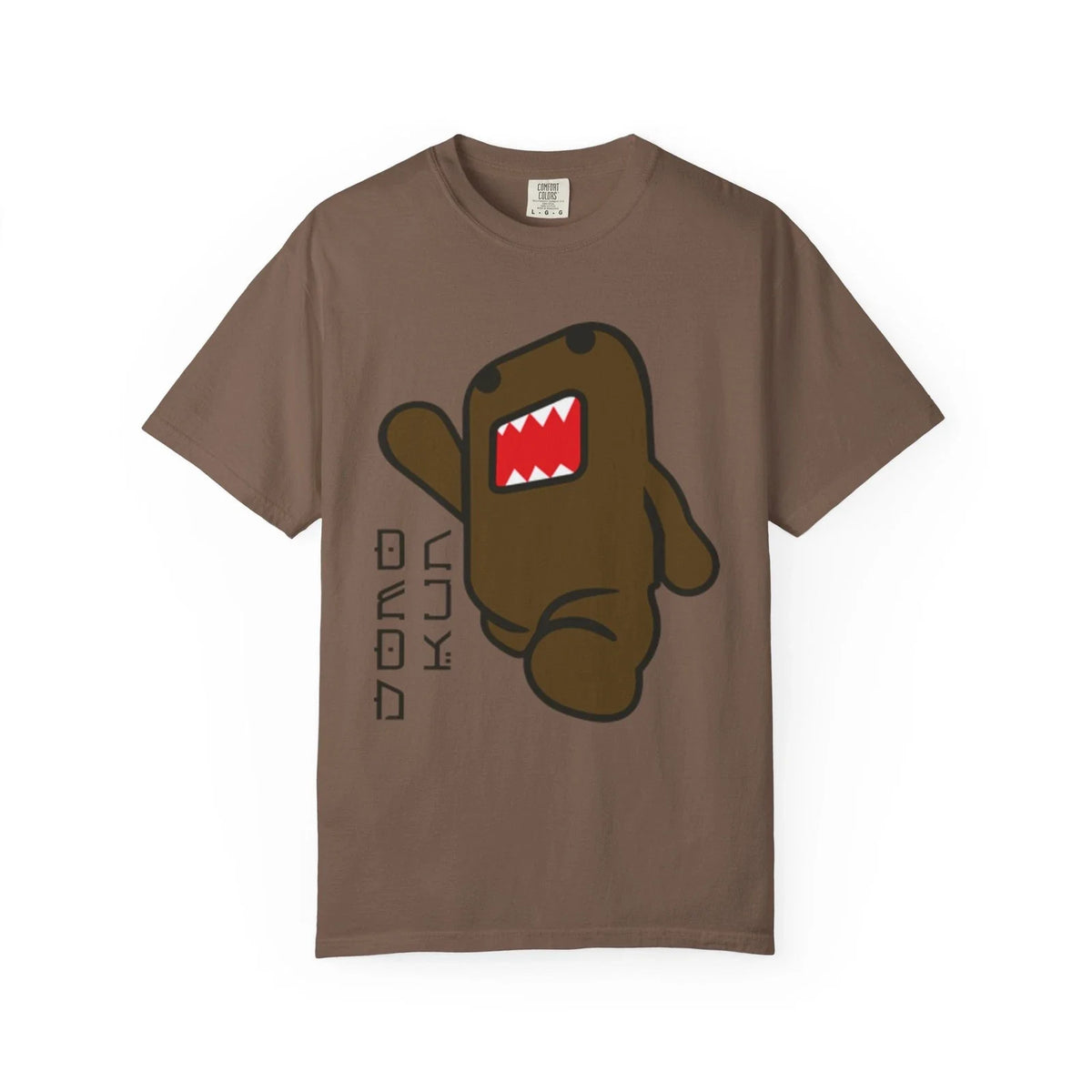 Cute Domo Kun Unisex Garment-Dyed , Cartoon Tee, Gift for Geeks, [...] Unisex