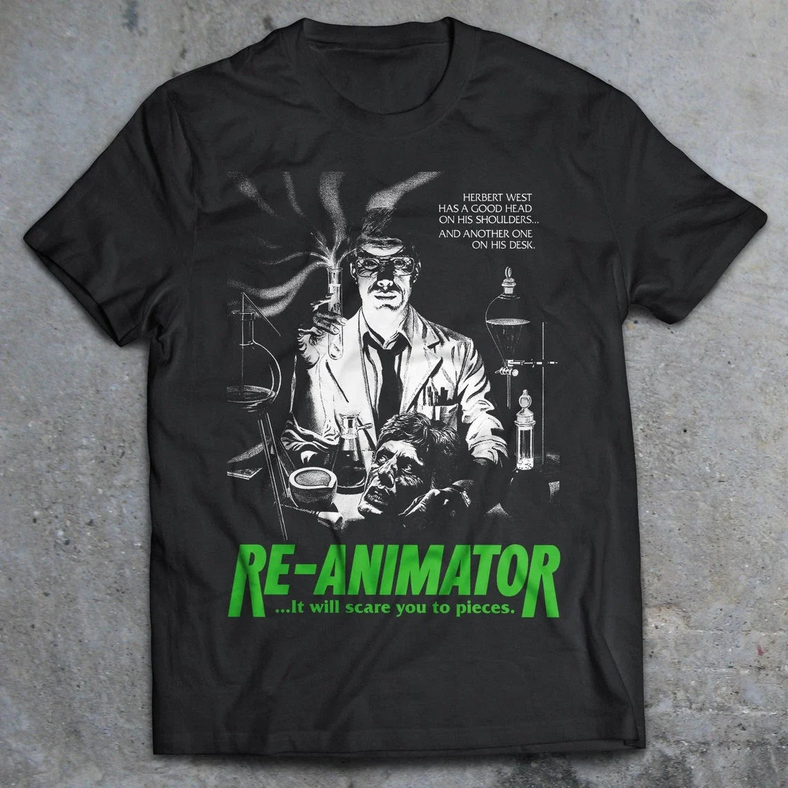 Re-Animator 1985 Horror Movie , 80's Horror Shirt, Lost Boys, Unisex tee Unisex